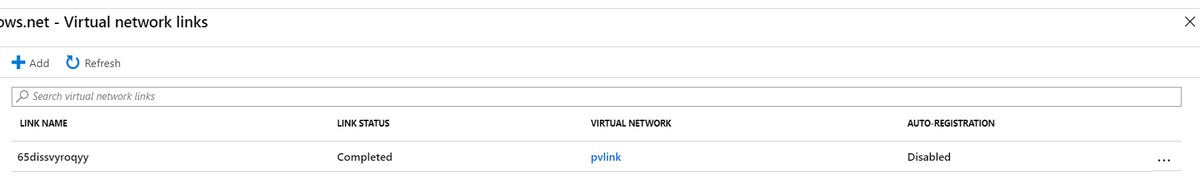 Private DNS Zone - VNet links